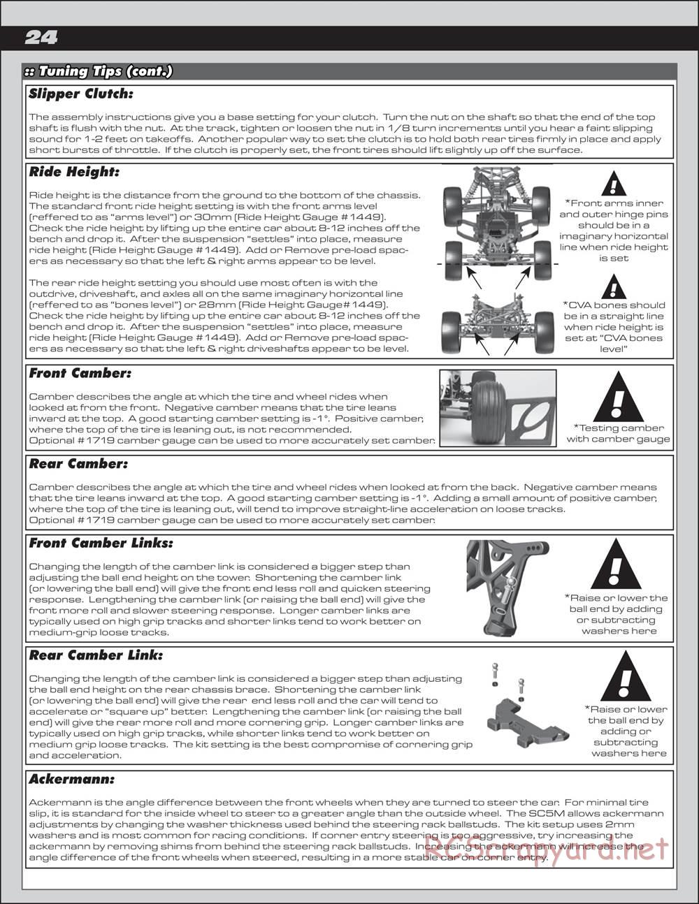 Team Associated - DR10 Drag Race Car - Manual - Page 24